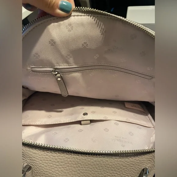 Kate Spade Polly Medium Backpack Warm Taupe - Picture 10 of 12